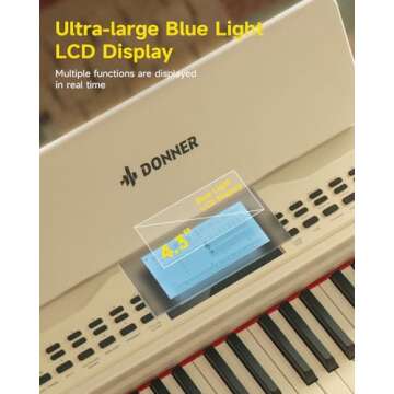 Donner DDP-95 88 Key Weighted Digital Piano: Your Music Journey Awaits