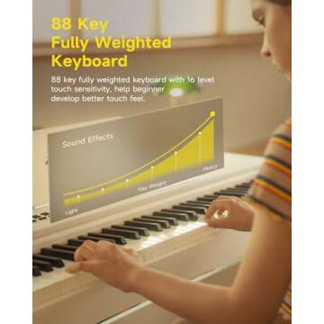 Donner DDP-95 88 Key Digital Piano for Beginners