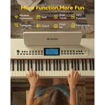 Donner DDP-95 88 Key Digital Piano for Beginners