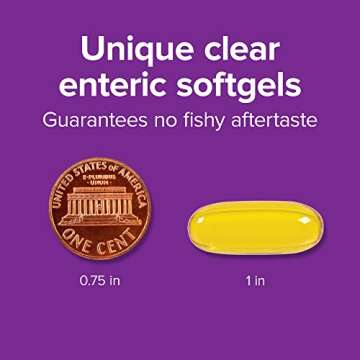 Webber Naturals Triple Omega 3-6-9, 1,200 mg Fish Oil Per Softgel, High Potency, 180 Softgels, No Fishy Aftertaste, Ultra-Purified, for Heart, Brain and Cardiovascular Health, Gluten & Shellfish-Free