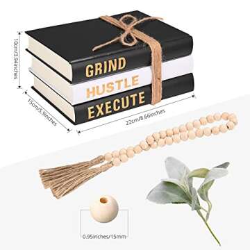 Decorative Books for Home Decor - Stylish Stack for Shelves