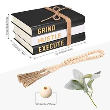 Decorative Books for Home Decor - Stylish Stack for Shelves