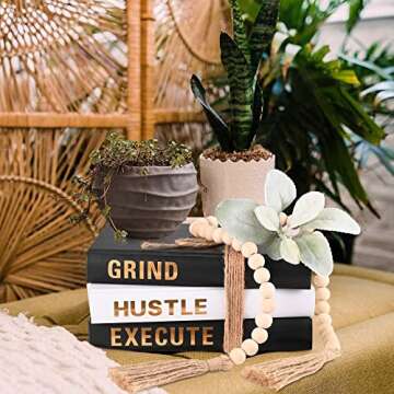 Decorative Books for Home Decor - Stylish Stack for Shelves