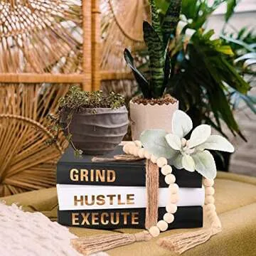 Decorative Books for Home Decor - Stylish Stack for Shelves