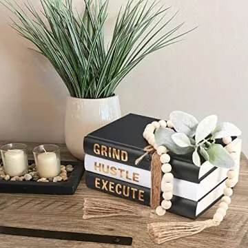 Decorative Books for Home Decor - Stylish Stack for Shelves