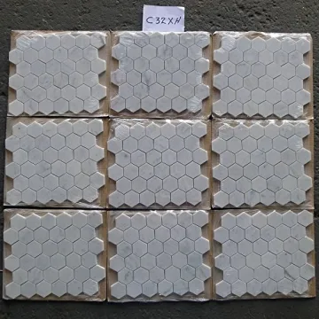 Carrara White Marble 2" Hexagon Mosaic Tile for Any Space