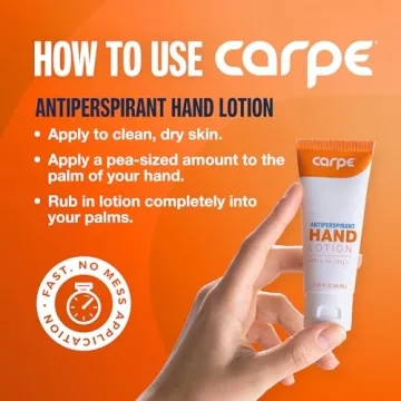 Carpe Antiperspirant Lotion for Sweat-Free Hands