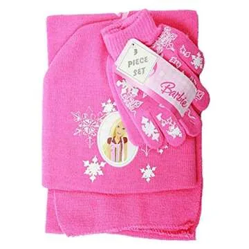 Barbie 3pcs Set (Beanie, Glove, Scarf)