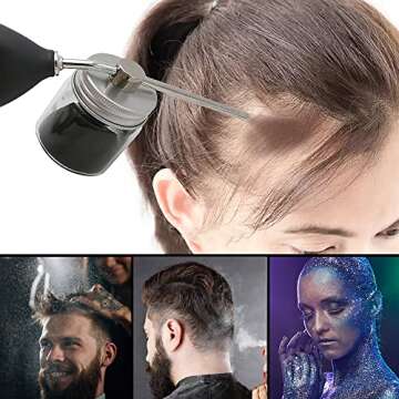 Noverlife Powder Spray Bottle - Precision Hair Fiber Applicator