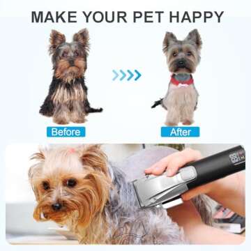 oneisall Dog Clippers - Professional Grooming Shears for Pets