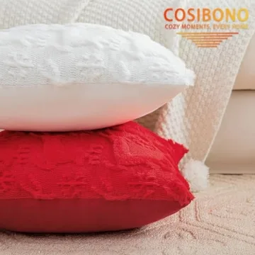 COZY COSIBONO Christmas Reindeer Pillow Covers Set