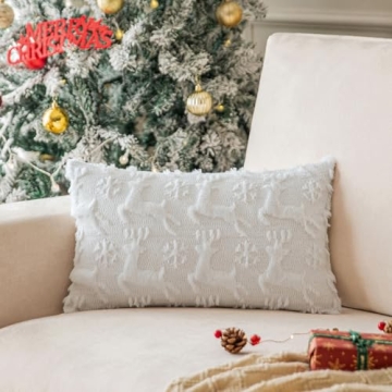 COZY COSIBONO Christmas Reindeer Pillow Covers Set