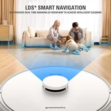 Greenworks Robot Vacuum GRV-3011 with Smart Navigation