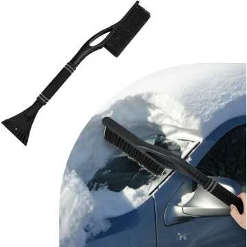 24 Inch Car Snow Scraper and Brush for Easy Ice Removal