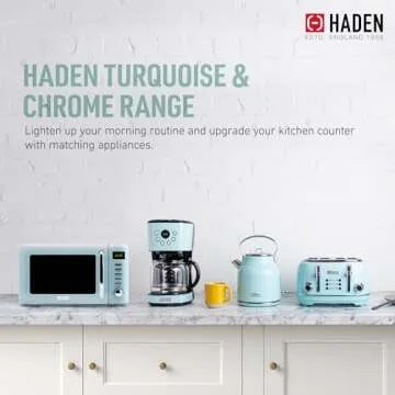 Haden Compact Microwave Oven - Stylish & Efficient 0.7 Cu Ft
