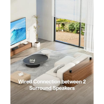 ULTIMEA 5.1ch Sound Bar - Surround Sound for TV