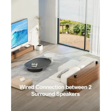 ULTIMEA 5.1ch Sound Bar - Surround Sound for TV