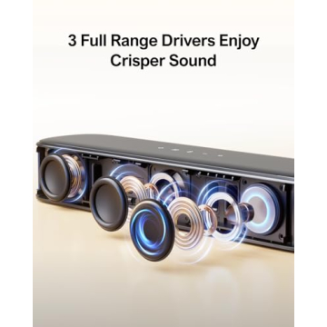 ULTIMEA 5.1ch Sound Bar - Surround Sound for TV