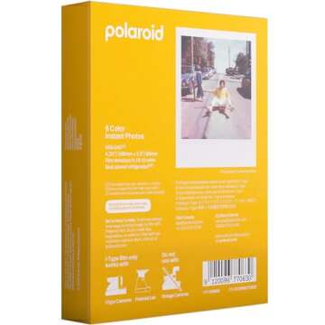 Impossible/Polaroid Color Glossy Instant Film for Polaroid Originals I-Type OneStep2 Camera - 5-Pack