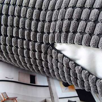 Soft Corduroy Decorative Pillow Covers - 2 Pack