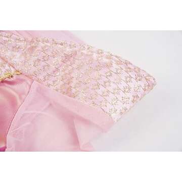 Okidokiyo Girls Sleeping Beauty Aurora Costume Princess Costume Halloween Party Dress Up Cosplay