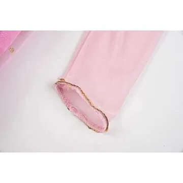 Okidokiyo Girls Sleeping Beauty Aurora Costume Princess Costume Halloween Party Dress Up Cosplay