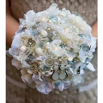 Hicello 144Pcs Sewing Pin, White Pearl Head Pins, Dressmaking Pins for Fabric Weddings Corsage Florists 55mm/2.17inch