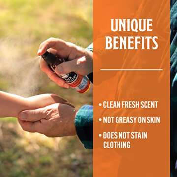 Grandpa Gus's Natural Tick Repellent Spray with Essential Oils - for Humans, DEET-Free, Up to 8 Hours of Protection, Camper Essentials, Safe Around Kids and Dogs, 4 oz (Pack of 2)