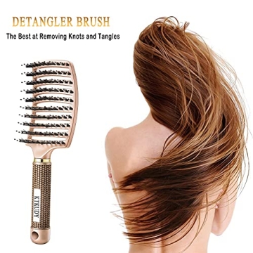 KTKUDY Detangling Brush for Pain-Free Knot Removal