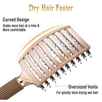KTKUDY Detangling Brush for Pain-Free Knot Removal
