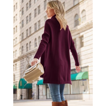 LILLUSORY Oversized Turtleneck Sweater Women Winter 2024