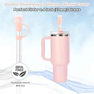 Snack Bowl with Cover for Stanley 40oz - Rose Quartz
