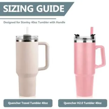 Snack Bowl with Cover for Stanley 40oz - Rose Quartz