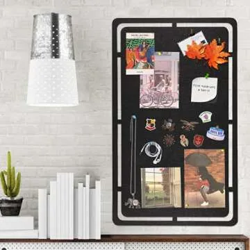 Stylish SEG Direct Felt Pin Board 28x17 for Home and Office
