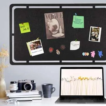 Stylish SEG Direct Felt Pin Board 28x17 for Home and Office