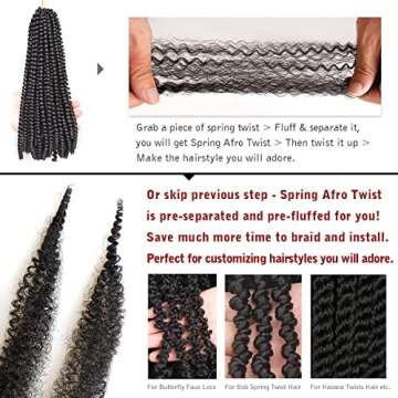 24 Inch Pre-Separated Spring Twist Hair for Braiding