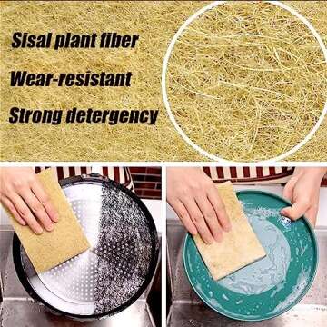 Eco-Friendly Natural Scouring Pads for Easy Cleaning