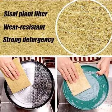 Eco-Friendly Natural Scouring Pads for Easy Cleaning