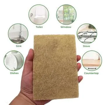 Eco-Friendly Natural Scouring Pads for Easy Cleaning