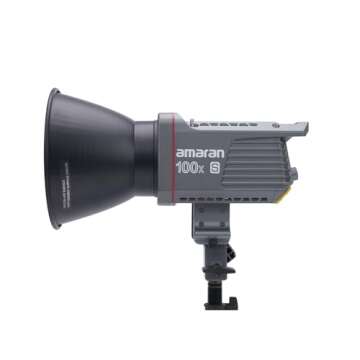 Amaran 100x Upgrade,amaran 100xs Bi-Color LED Video Light 130W 2700-6500k Bluetooth App Control 9 Built-in Lighting Effects DC/AC Power Supply Ultra Silent Fan