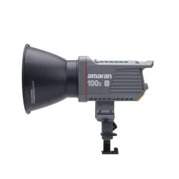 Amaran 100x Upgrade,amaran 100xs Bi-Color LED Video Light 130W 2700-6500k Bluetooth App Control 9 Built-in Lighting Effects DC/AC Power Supply Ultra Silent Fan