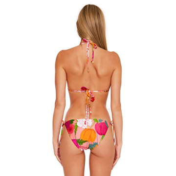 Trina Turk Women's Sunny Bloom Tie Side Bikini Bottom