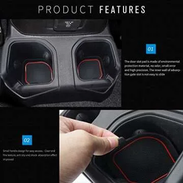 Auovo Cup Holder Inserts for Jeep Wranglers & Gladiators