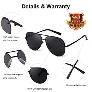 SORVINO Aviator Sunglasses for Women Stylish & Protective