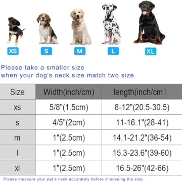 DOGWONG Christmas Dog Collar- Cute Red Christmas Strip Dog Collars Adjustable Designer Dog Collar for Small Medium Large Dogs S