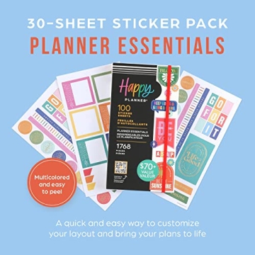 Happy Planner Stickers Set - 4,666 Colorful Planner Accessories