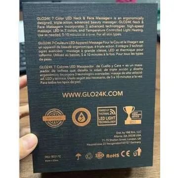 GLO24K 7 Color Light Skin Rejuvenation Massager