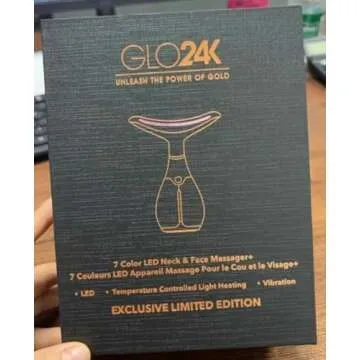 GLO24K 7 Color Light Skin Rejuvenation Massager