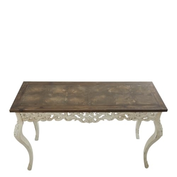 Deco 79 Decorative Wood Console Table with Vintage Finish
