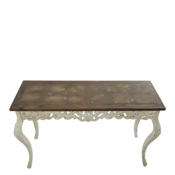 Deco 79 Decorative Wood Console Table with Vintage Finish